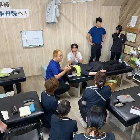 技術・接客の研修風景