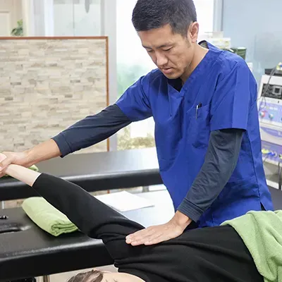 施術の様子